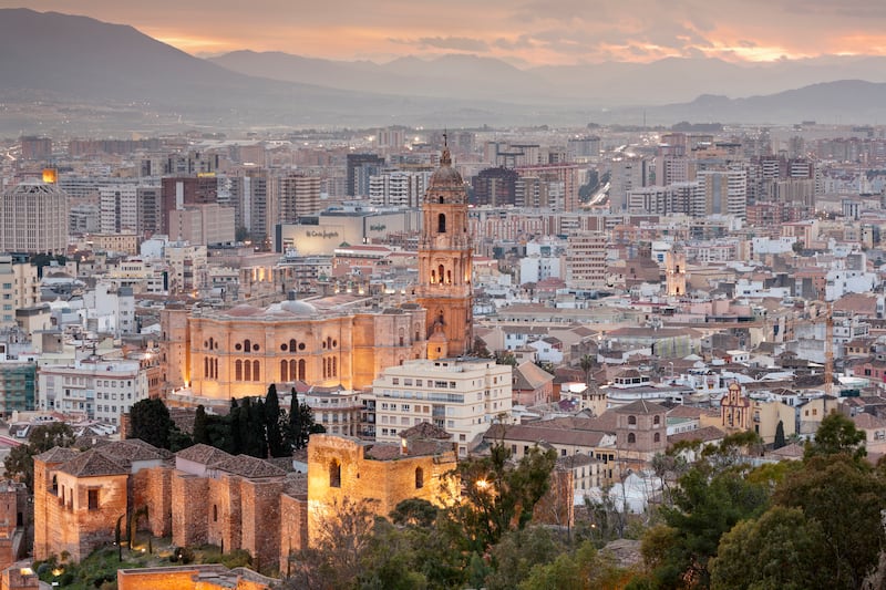 Malaga in Spain was voted the world's best city for expatriates in the annual InterNations Expat City Ranking 2023 report. Getty Images