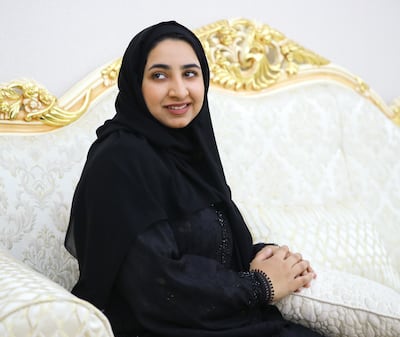 Suhaila Al Hammadi, an Emirati teacher who works in Al Rayana School in Abu Dhabi. Victor Besa / The National
