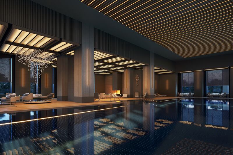The hotel's wellness centre will house a 25-metre heated indoor lap pool