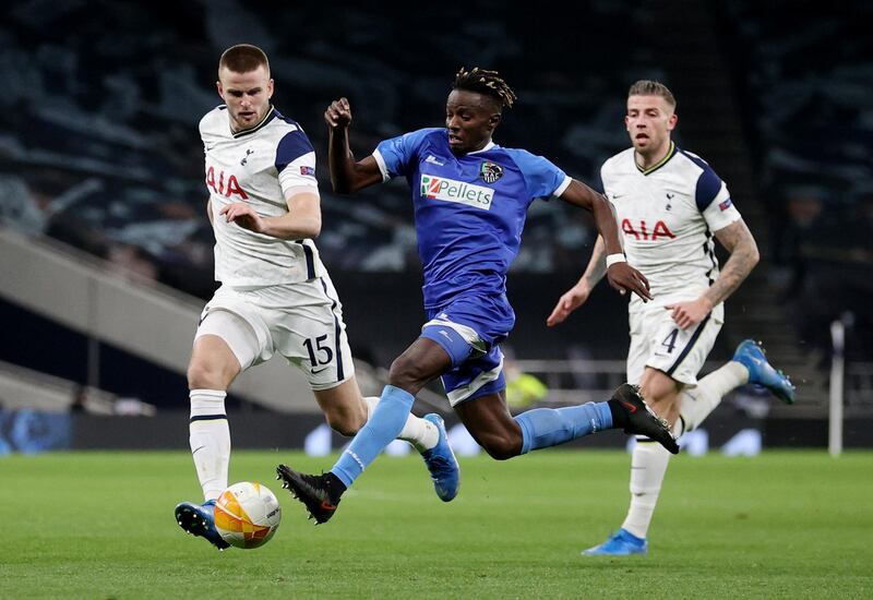 Cheikhou Dieng, 6 - Another rare bright spark on a dismal evening for the Austrian outfit. The striker worked hard to make a nuisance of himself and produced a couple of dangerous bursts into dangerous territory. Reuters