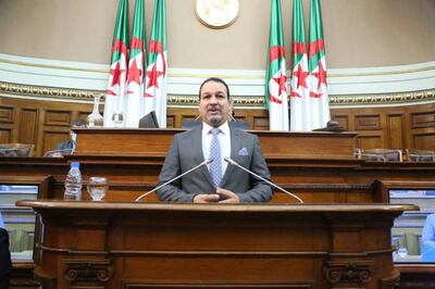 Fuad Sputa, Algeria’s deputy speaker of the People's National Assembly. Photo: Fuad Sputa