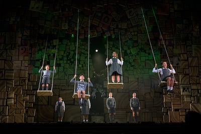 Matilda the Musical features a range of young performers. Photo: Dubai Opera