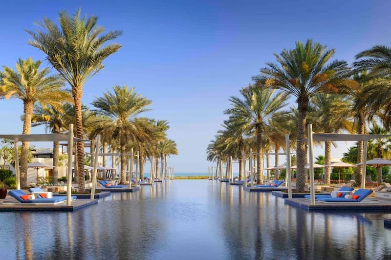 Park Hyatt Abu Dhabi has four swimming pools