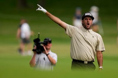 Bubba Watson matched the course record with a seven-under-par 63. AP