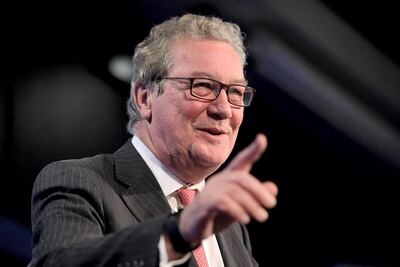 CANBERRA, AUSTRALIA - NOVEMBER 12: Former Foreign Minister Alexander Downer speaks at National Press Club on November 12, 2019 in Canberra, Australia. Alexander Downer was Australia's longest serving Foreign Minister and is the former High Commissioner to the United Kingdom. Downer said that the loss of Britain from the EU will be a loss for Australia.  (Photo by Tracey Nearmy/Getty Images)