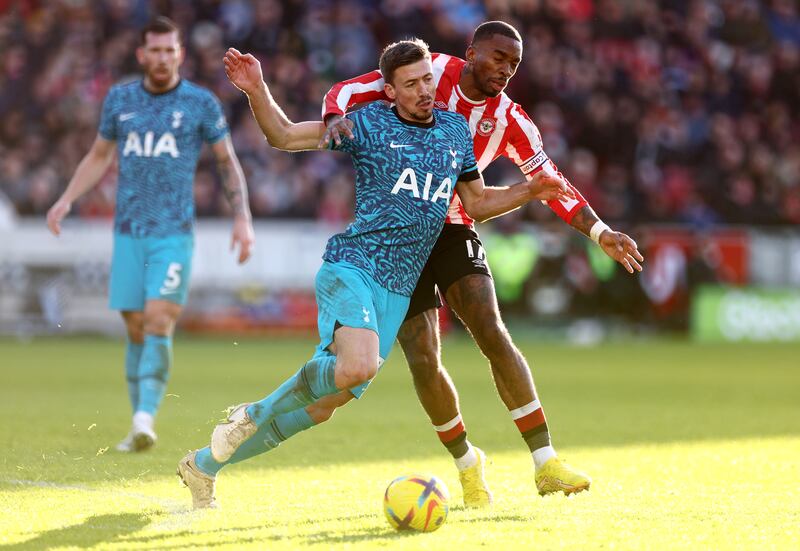 Clement Lenglet – 6. The French defender was caught by a deflection from Jensen’s shot, making it hard for Forster and allowing Brentford to score. However, he did deliver a quality cross which Kane met to score. Getty