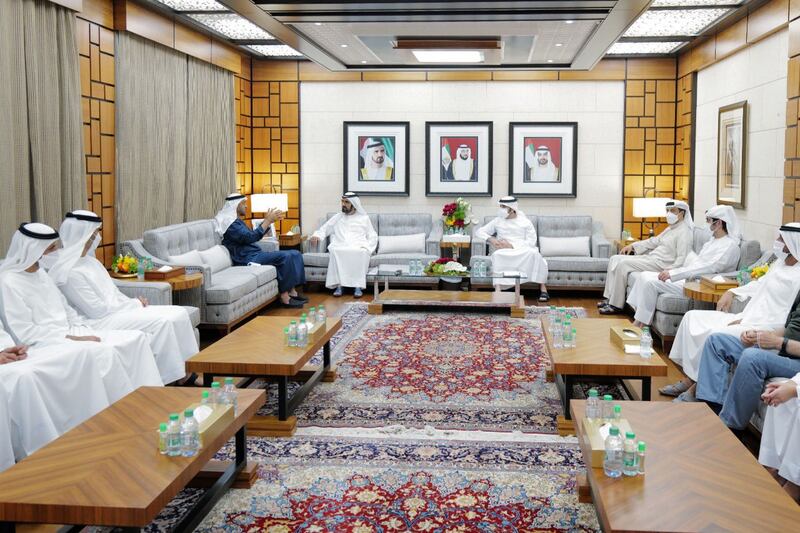 The talks were held in Al Marmoom, Dubai.