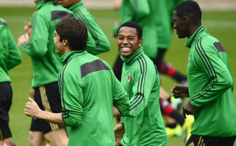 Robinho was in talks with Baniyas and Al Jazira, but has opted for a move to the Chinese Super League. Olivier Morin / AFP