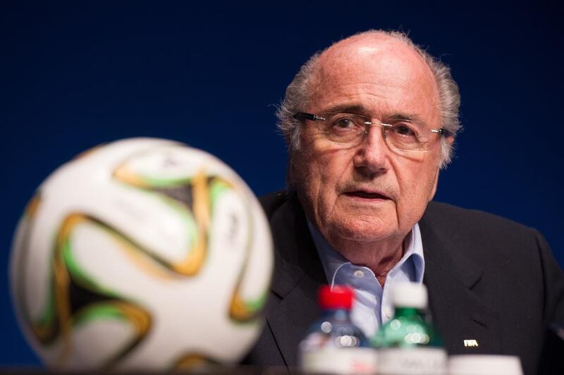 Fifa president Sepp Blatter has advocated doing away with away goals as a deciding factor for two-legged ties. Sebastien Bozon / AFP