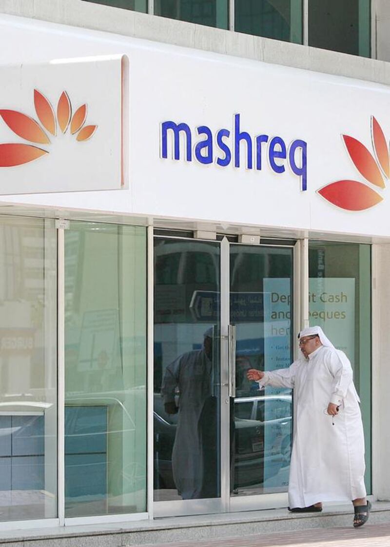 Mashreq’s Step up Saver offers up to 10,000 Salaam points. Philip Cheung / The National
