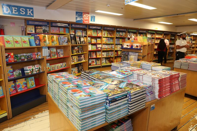 The ship brings with it a collection of more than 5,000 books