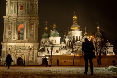 Kyiv's Saint Sophia Cathedral is one of Ukraine's world heritage sites. Getty 