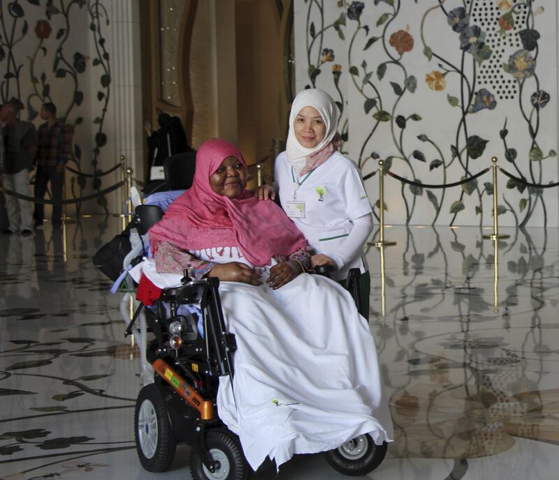Dystrophy Patient Maryam Al Ali. Photo Courtesy: Amana Healthcare