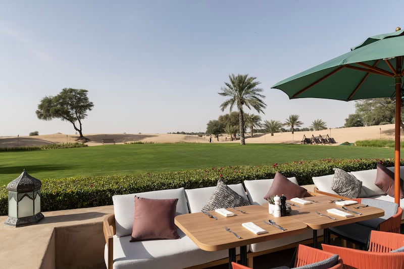 Outdoor dining at Zala comes with desert-filled vistas


