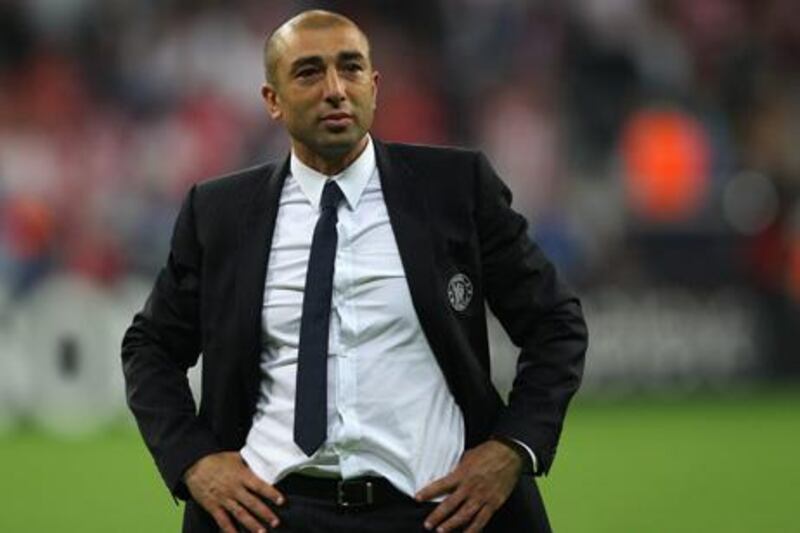 MUNICH, GERMANY - MAY 19:  Roberto Di Matteo interim manager of Chelsea shows his emotion after their victory in the UEFA Champions League Final between FC Bayern Muenchen and Chelsea at the Fussball Arena MÌ1Ú4nchen on May 19, 2012 in Munich, Germany.  (Photo by Alex Livesey/Getty Images)