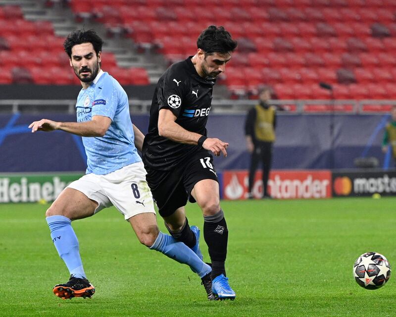Ilkay Gundogan, 7 - Made a real nuisance of himself by arriving late into the penalty area amid City’s efforts to move possession forward. EPA