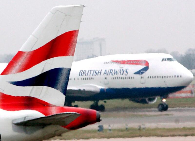 British Airways pilots will strike for three days next month. EPA