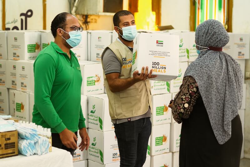 UAE's 100 Million Meals campaign has fed millions of people in Egypt