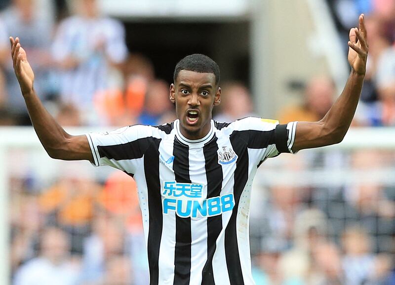 Alexander Isak 6 – Pulled Newcastle back into the game from the penalty spot with his first goal at St James’s Park. He had little to work with in the way of service or support, but he was always willing to do the dirty work in an effort to win the ball back. Had one header, which didn’t trouble Neto. AFP