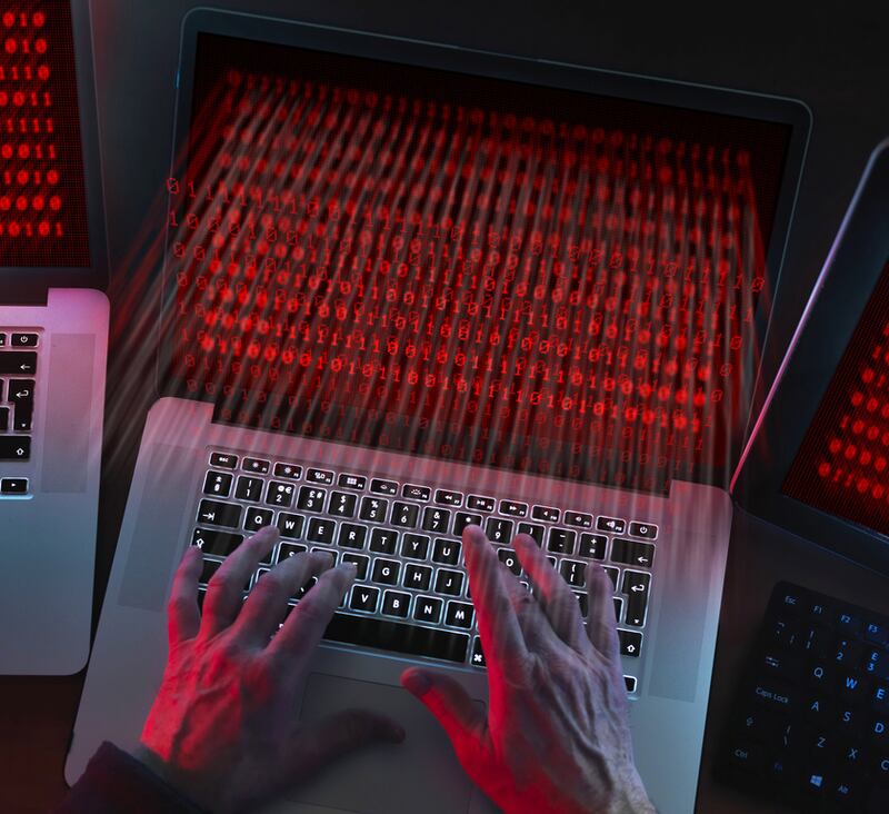 Cyber criminals use social engineering techniques in fake emails or texts from a trusted source to dupe victims. Photo: Science Photo Library