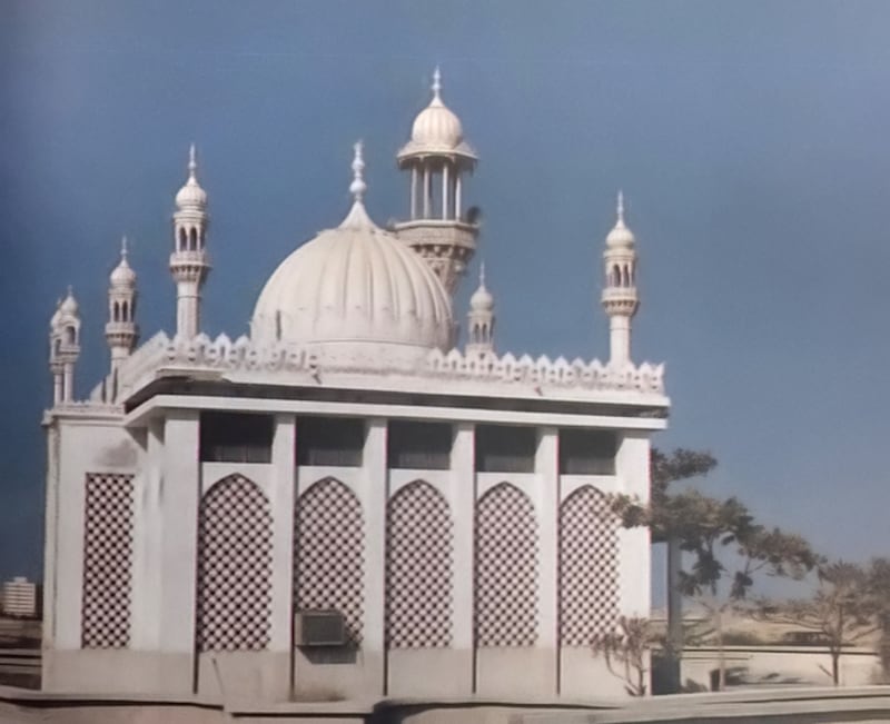 A mosque in Sharjah city in 1972. Photo: Sharjah Documentation and Archive Authority