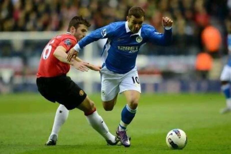 Shaun Maloney was the Wigan Athletic hero with the winner against Manchester United.