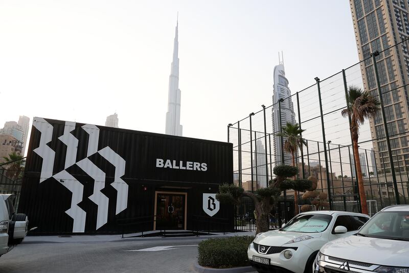 Ballers is on Dubai Fountain Street.