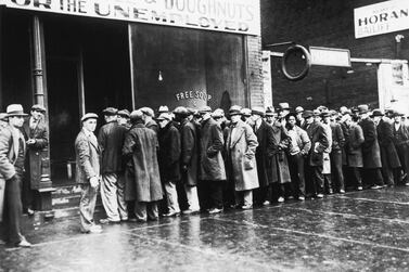 The effects of the coronavirus pandemic could see US unemployment levels top the 25% rate seen during the Great Depression of the 1930s. Corbis via Getty Images