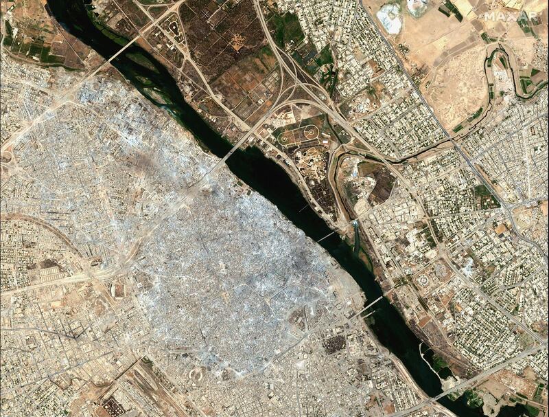 The Old City and East area of Mosul, Iraq, on July 8, 2017.
