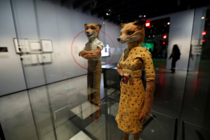 Models from 'Fantastic Mr.  Fox' at the museum. Reuters