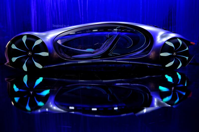 Mercedes-Benz partnered with Disney to develop the Vision AVTR. AFP