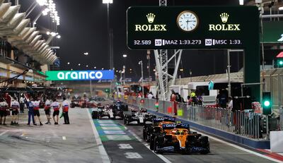 The F1 Grand Prix at Bahrain International Circuit in March 2021. Courtesy Formula One