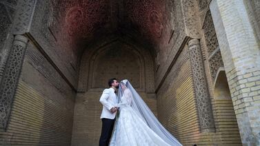 Weddings can now take place at the 12th-century Abbasid Palace in Baghdad. Photo: Aymen AlAmeri / The National