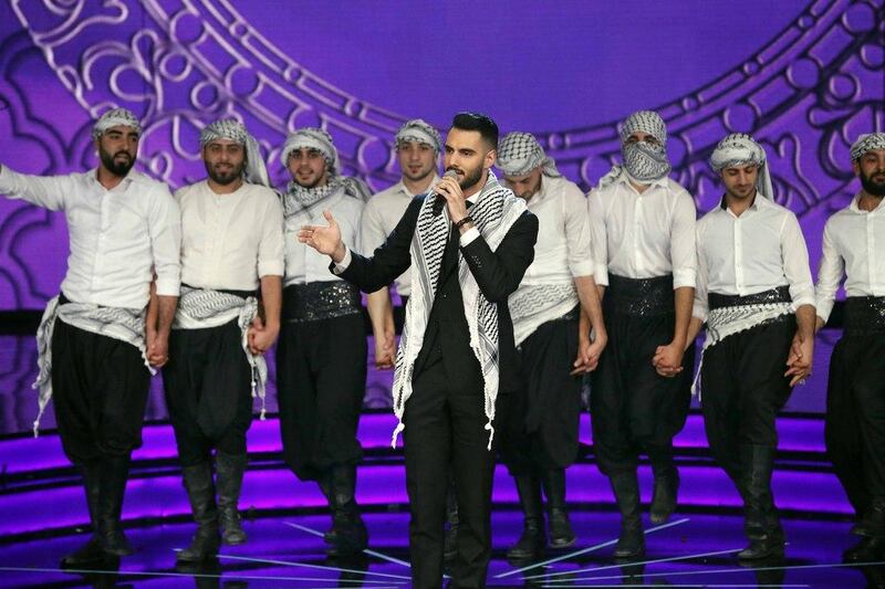 Yachoub Shaheen has won Arab Idol. Courtesy MBC