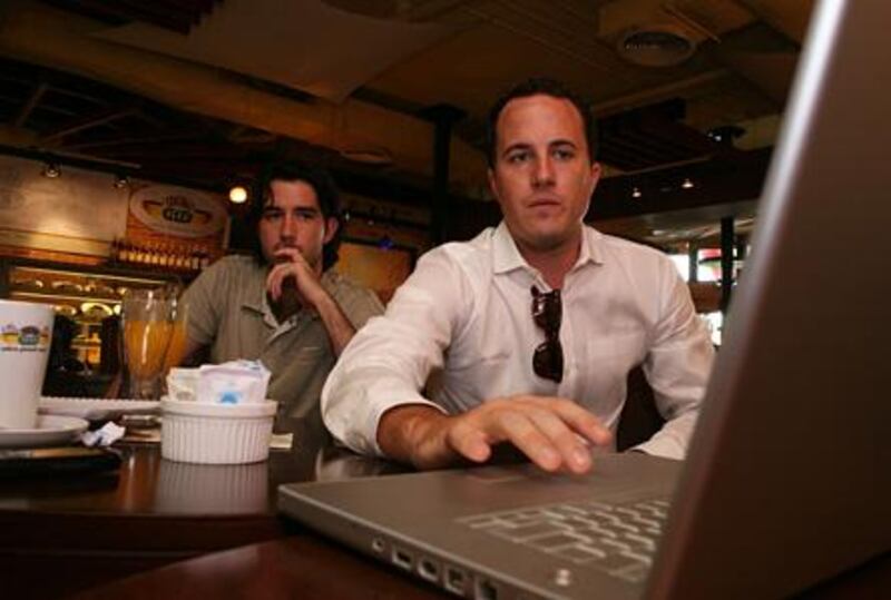 JC Butler (left) and Sim Whatley, managing partners of www.dubizzle.com. The website has employed extra staff to help combat misuse.