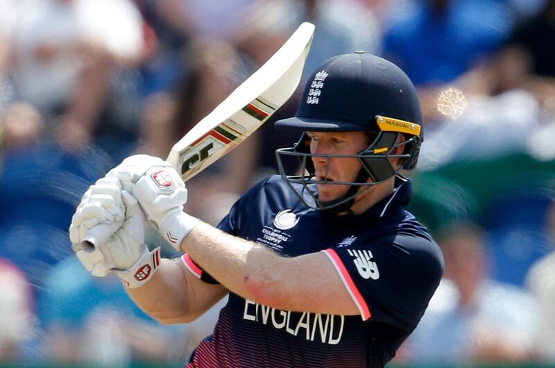 Britain Cricket - England v Pakistan - 2017 ICC Champions Trophy Semi Final - Sophia Gardens - June 14, 2017 England's Eoin Morgan in action Action Images via Reuters / Andrew Couldridge Livepic EDITORIAL USE ONLY.