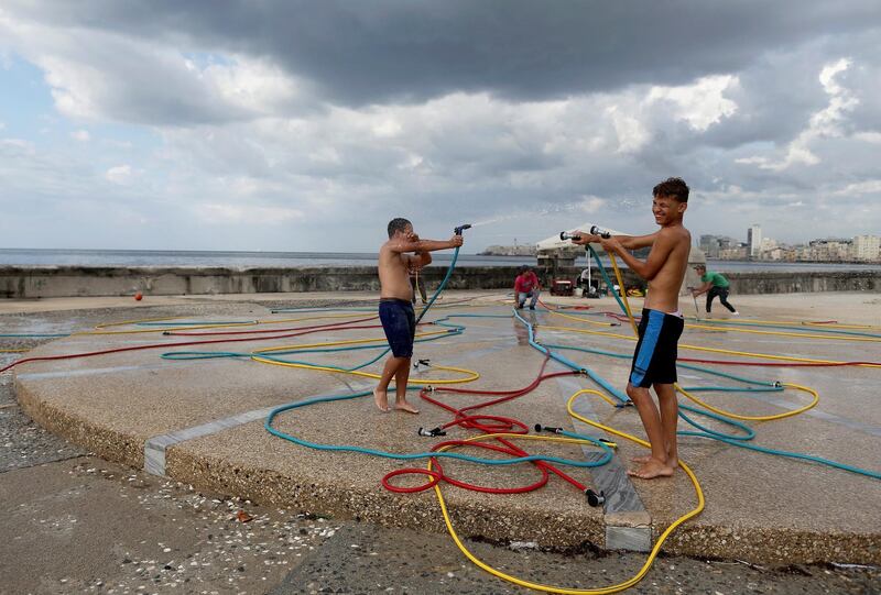 The installation is by Cuban artist Arles del Rio. REUTERS