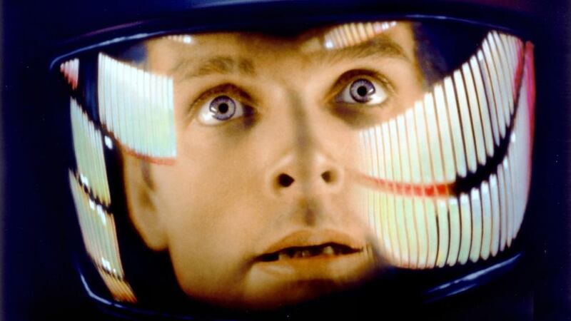 Still from 2001: A Space Odyssey, one of a number of films made about a futuristic universe. Courtesy Metro-Goldwyn-Mayer
