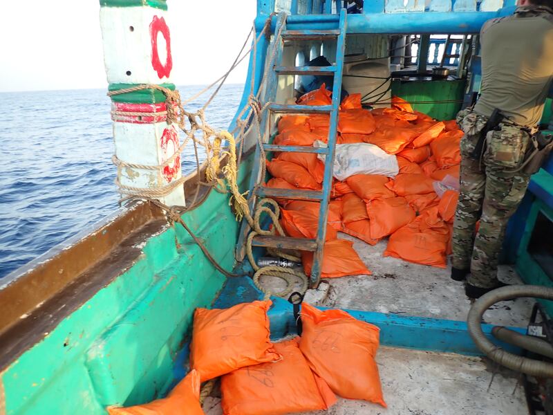 A total of 376 bags were recovered, weighing 3.7 tonnes
