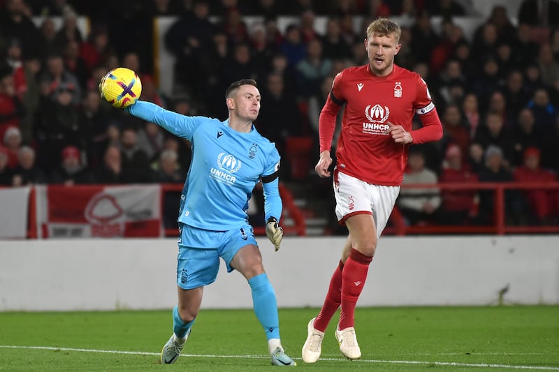NOTTINGHAM FOREST RATINGS: Dean Henderson - 6,  Was completely rooted for the opener. Wasn’t given too much else to do. AP