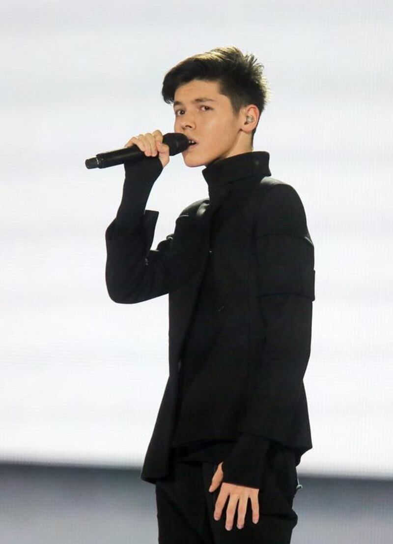 Bulgarian singer Kristian Kostov. Efrem Lukatsky / AP