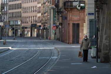 France introduced one of Europe's strictest lockdowns as the continent shut down in March. AFP