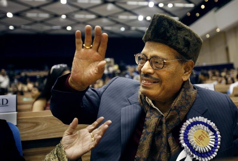 Manna Dey, who recorded nearly 4,000 songs in his Bollywood career, died in a Bangalore hospital early Thursday. He was 94. Manish Swarup / AP Photo