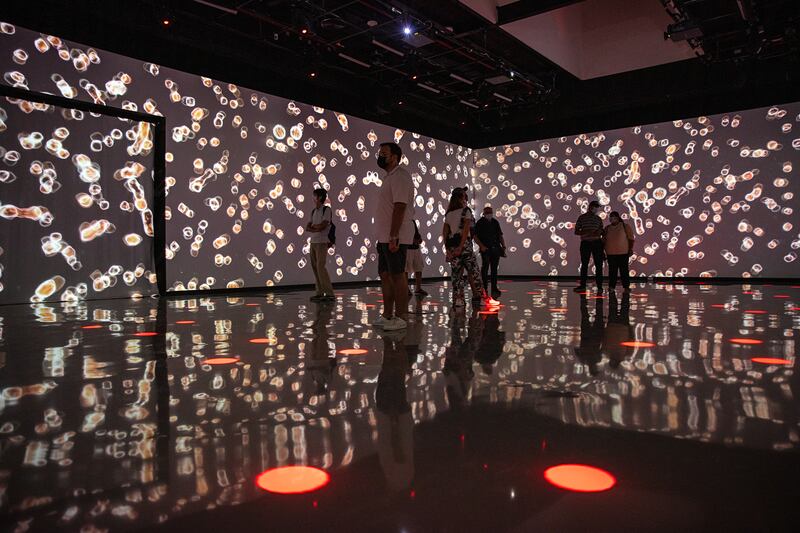 Inside the Portugal pavilion. Photo: Katarina Premfors / Expo 2020 Dubai