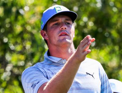 epa07032885 Bryson DeChambeau of the US looks down the third fairway during practice for the Tour Championship golf tournament and the FedEx Cup final at Eastlake Golf Club in Atlanta, Georgia, USA, 19 September 2018. Tournament play runs from 20 September to 23 September.  EPA/TANNEN MAURY
