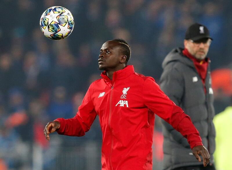 Forward: Sadio Mane alongside Salah would give Liverpool enough firepower to progress to the final. Reuters