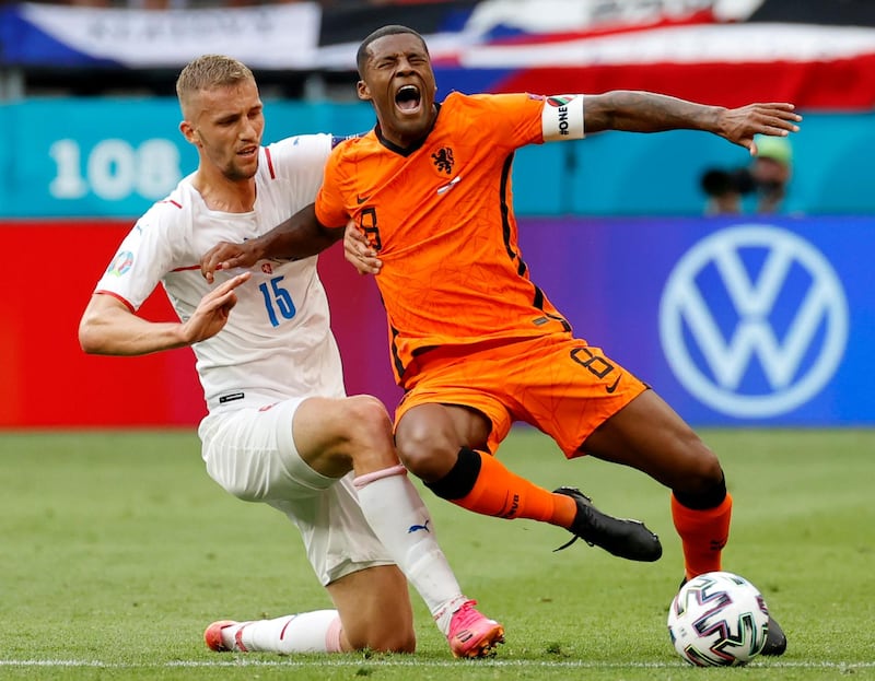 Georginio Wijnaldum 4 - Had a very quiet game and struggled to get into the attacking positions that have been so fruitful for him this tournament. Was outjumped by Kalas in the build-up to the game’s opener. PA