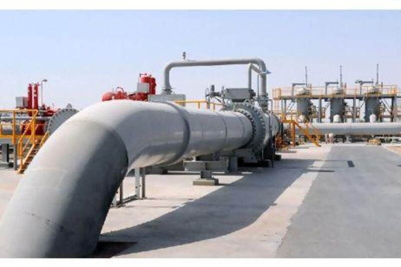 Dana Gas rose 2.9 per cent to 69 fils on the ADX. Courtesy: Dana gas