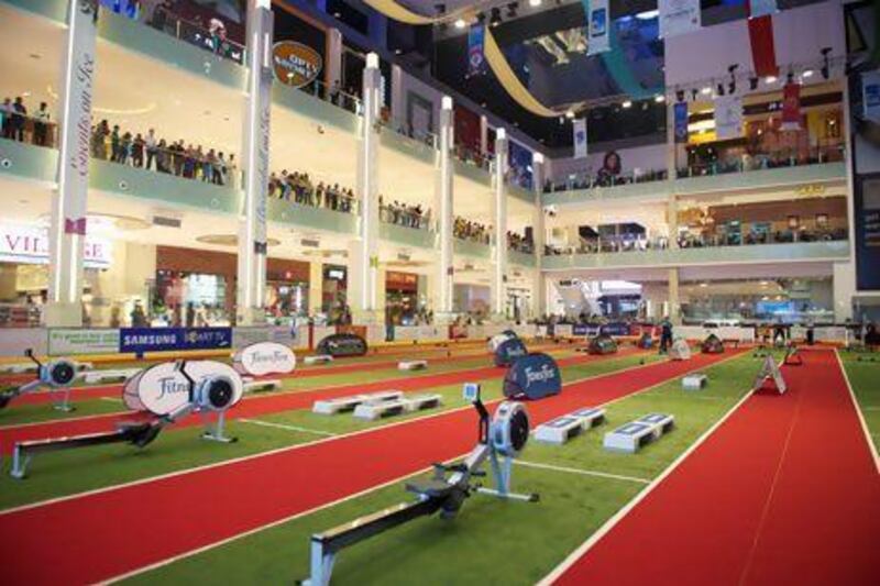 The Dubai Fitness Championship set-Up. Courtesy Dubai Fitness Championship