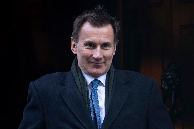 epa07309276 British Foreign Secretary Jeremy Hunt leaves after a cabinet meeting in central London, Britain, 22 January 2019. British Prime Minister Theresa May continues to seek consensus amongst her cabinet for an alternative Brexit plan after Members of Parliament voted against the European Union Withdrawal Bill last week.  EPA/WILL OLIVER